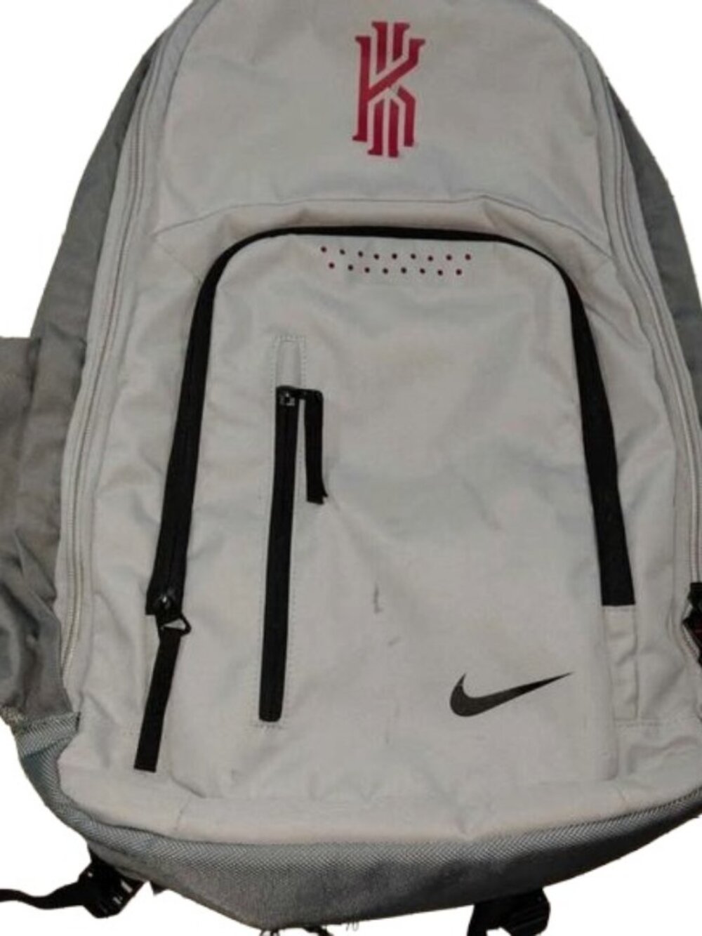 Men's Rare Medium Sized Red & Grey Nike Kyrie Branded Backpack